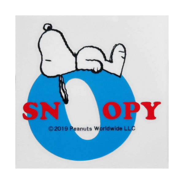 楽天市場 スヌーピー イニシャルステッカー O Sn225 Snoopy キャラクターグッズpoccl
