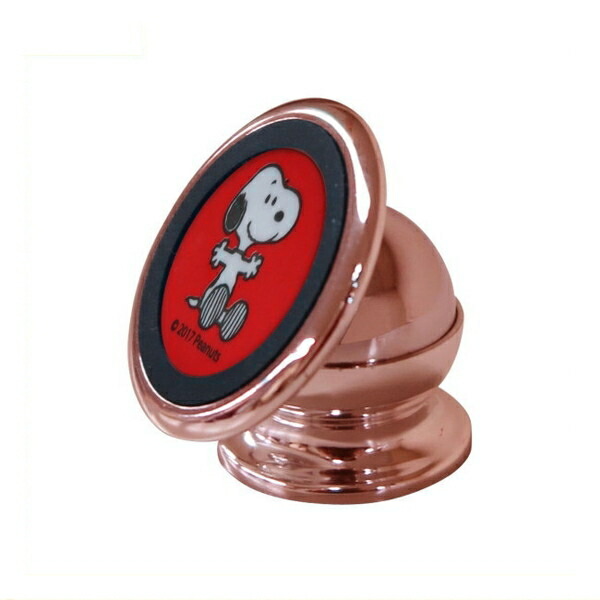 楽天市場 スヌーピー マグネットスマホホルダー レッド Sn93 Snoopy キャラクターグッズpoccl