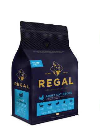 REGAL アダルト キャットレシピ 1.8kg 必須アミノ酸L-リジン 猫 ご飯 キャットフード 腸内環境 ヒューマングレード 添加物 合成保存料 不使用
