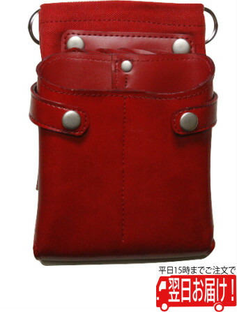 トリマー 美容師 シザーケース その他 収納力 散髪はさみ 革 ナビア レッド かっこいい 理容師 フローリスト 4丁 かわいい 合皮 レディース メンズ 男女兼用 おしゃれ Pocke かっこいい 容量 沢山入る 収納力 Pocke 店