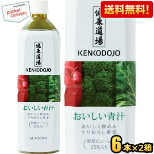 最新人気 サンスター健康道場 おいしい青汁900gペットボトル 12本入 6本 2ケース 野菜ジュース 北海道800円 東北400円 沖縄や離島00円の別途送料加算 高級感 Www Yumilashes Com Au