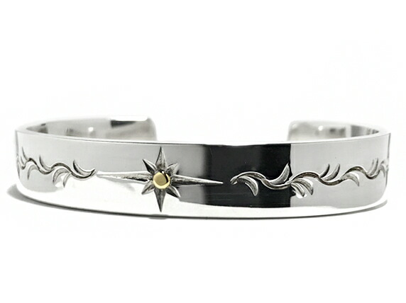 楽天市場】＜6mm幅、厚み2.3mm＞【 平打ち 叩き バングル 】シルバー