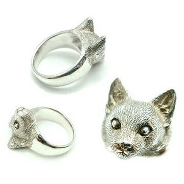 楽天市場 シャム猫 犬 シルバー925 リング 指輪 キャット Cat Ring 猫リング ネコリング Silver925 Pocketポケット