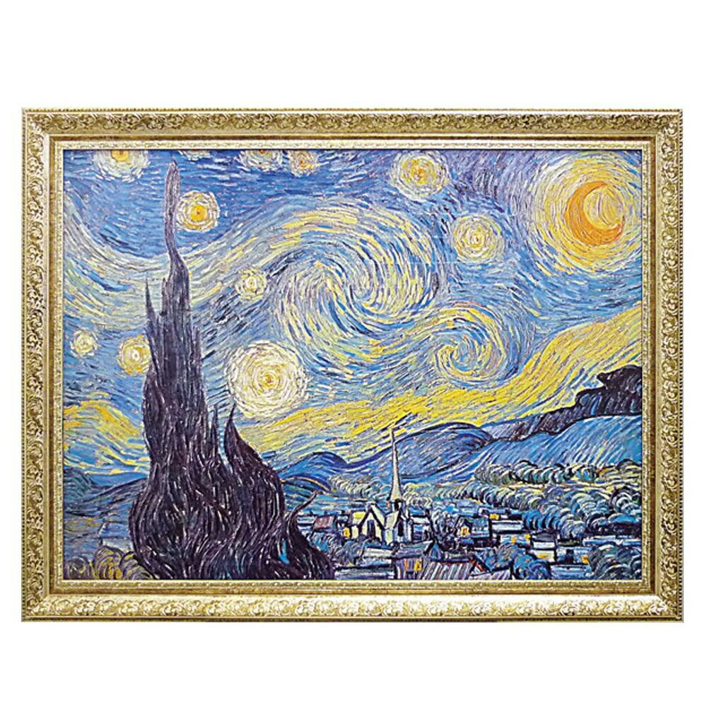 楽天市場】ゴッホ「星月夜」10号 立体複製名画 美術品