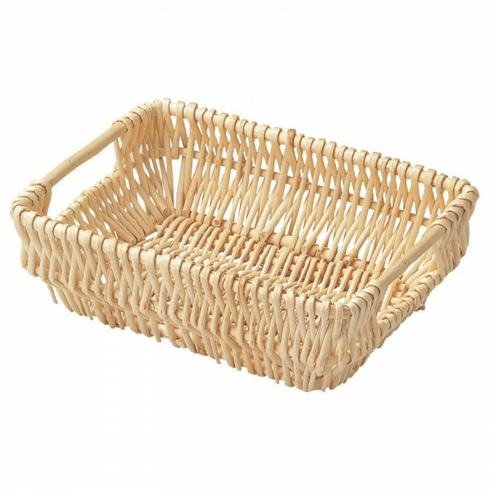 キャトル・セゾン　フランス柳バスケット　パニエ １本手付クロスＳ 楽天市場】フランス柳バスケット 1本手付クロスS : キャトル