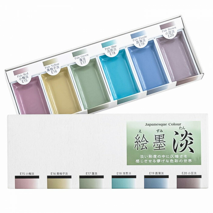 楽天市場】墨運堂 絵墨 6色セット : コミック画材通販 Tools楽天shop