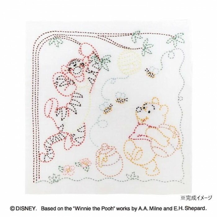 楽天市場】花ふきんプーさん 刺し子229(白) (取り寄せ品