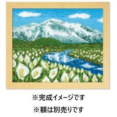 毛糸の刺繍額絵/四季の風景 楽天市場】刺繍 キット めぐる季節と日本の風景 クロスステッチ