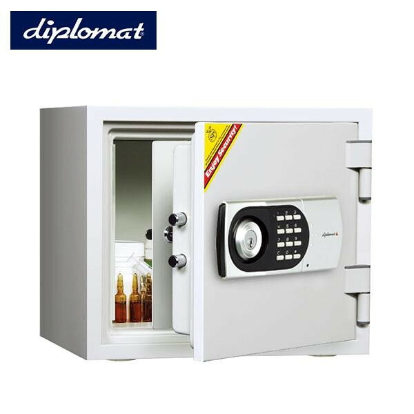 diplomatディプロマット社　ダブルドア　テンキー式耐火金庫　容量18L　119EK77DRUG｜PocketCompany　店 41,828円