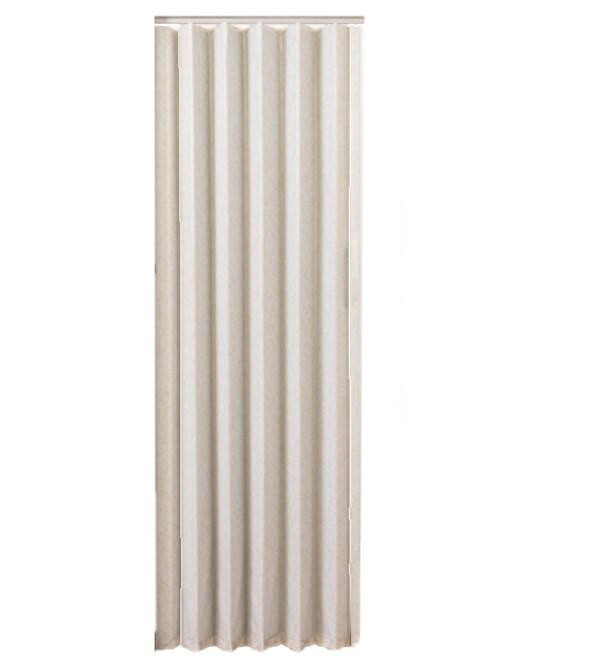 アコーデオンドア 大型取手付き 簡単取付 レザー調 室内仕切り 目隠し 幅100cm 丈174cm｜PocketCompany　店 12,709円