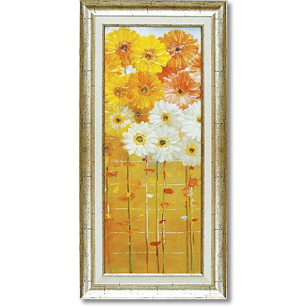 アートフレーム デイジー フォール 30&times;60.5cm 花の絵 壁掛け 日本製｜PocketCompany　店