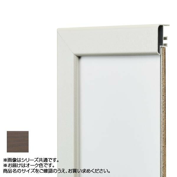デッサン額 四切サイズ オーク アルミフレーム フラットデザイン 収納｜PocketCompany　店