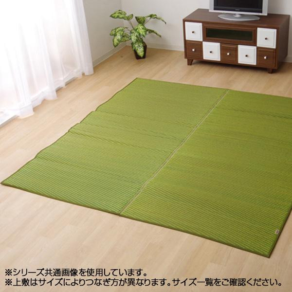 い草ラグカーペット 140×200cm グリーン 無地 純国産 抗菌 防臭 ウレタン|PocketCompany 店