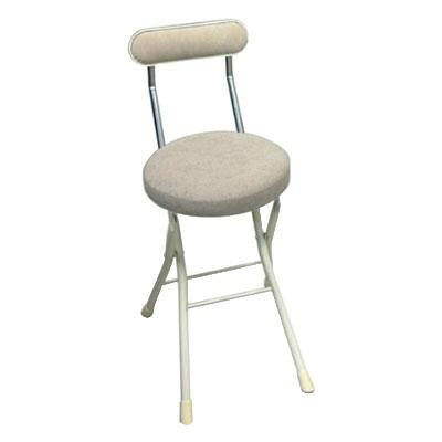 セレナチェア アイボリー ミルキーホワイト 折りたたみ 耐荷重80kg 椅子｜PocketCompany　店