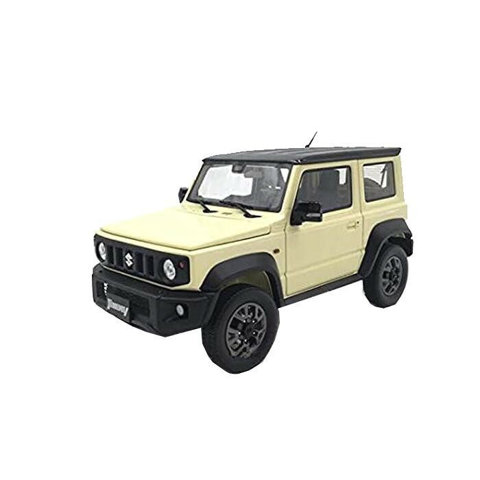 モデルカー 1/18 スズキ ジムニー シフォンアイボリー ブラック|PocketCompany 店