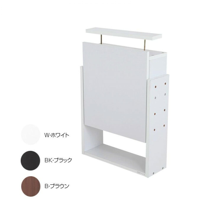 コレクションラック 上置き ハイタイプ 奥行19cm用 つっぱり設置 ホワイト｜PocketCompany　店
