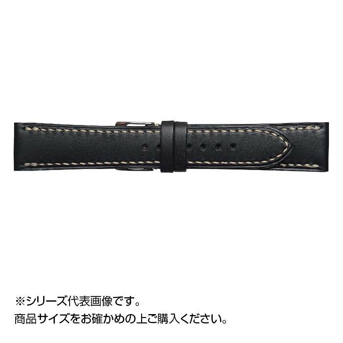 時計バンド 22mm ブラック 牛革 手縫い スタイリッシュ 交換ベルト 日本製｜PocketCompany　店