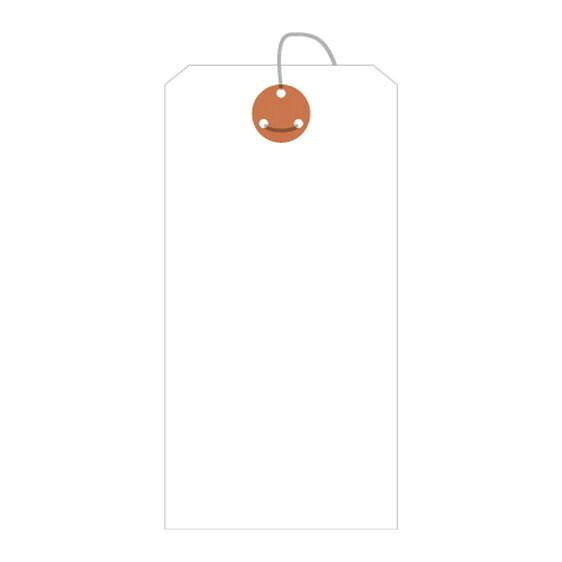 耐水紙荷札 大サイズ 1000枚入 針金付 120&times;60mm 識別 整理 発送 日本製｜PocketCompany　店