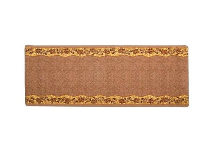 廊下敷きマット ロング 840&times;440cm 滑り止め付 ナイロン製 ベージュ 耐久｜PocketCompany　店 7,546円