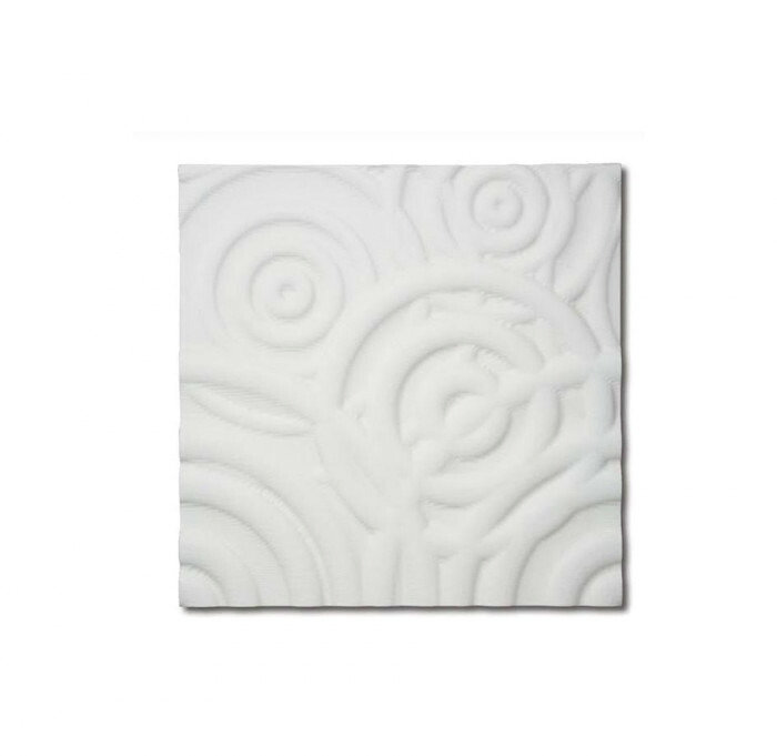 ウォールアート ホワイト 60cm角 立体彫り出し MDF 高品質塗装｜PocketCompany　店