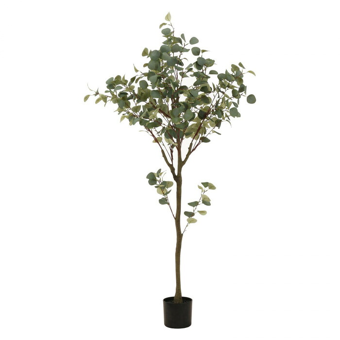 フェイクグリーン ユーカリ 150cm 鉢付き 観葉植物 人工樹木 お手入れ不要｜PocketCompany　店