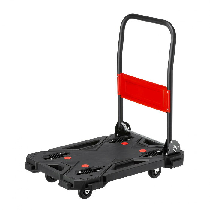 台車 取っ手付き 平台車 連結可能 滑り止め付 最大荷重150kg 大型キャスター｜PocketCompany　店