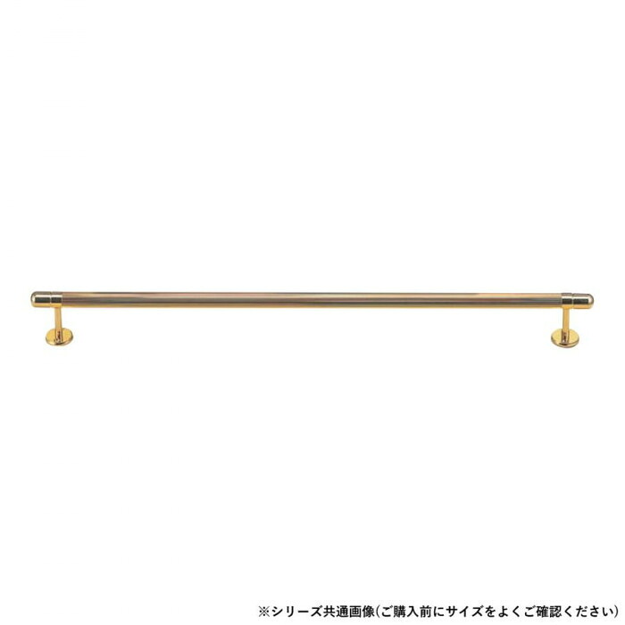 タオル掛け 600mm 純金 真鍮製 ボルドータオル掛 浴室 DIY|PocketCompany 店