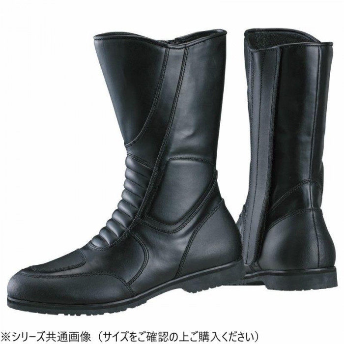 ロングブーツ ツアラーブーツ ブラック 23cm サイドファスナー 合皮｜PocketCompany　店