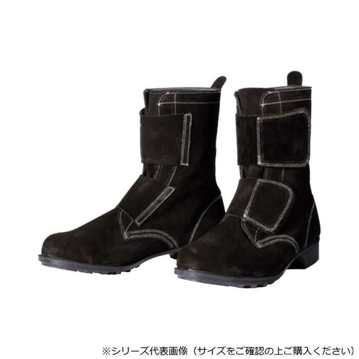 ドンケル 溶接作業用安全靴 鋼製先芯ゴム底　長編上靴　マジック　黒 27.5cm T-5｜PocketCompany　店
