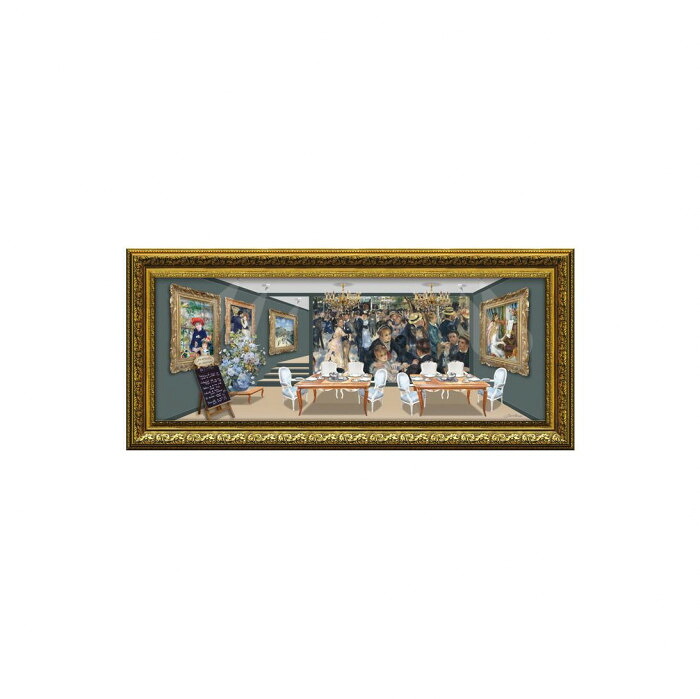 アートフレーム ルノワールのアートレストラン Lサイズ 絵と額セット｜PocketCompany　店