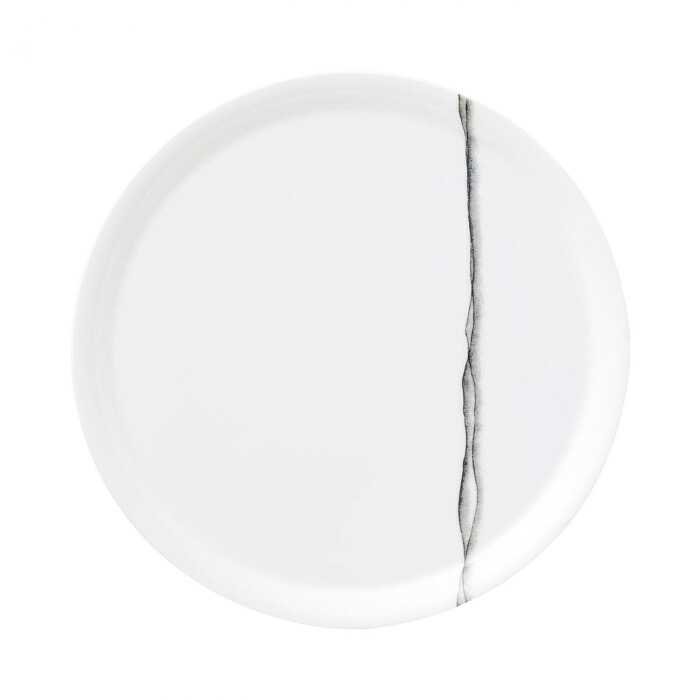 プレート 28cm 磁器製 ホワイト ランドスケープ 大皿 食器 日本製｜PocketCompany　店