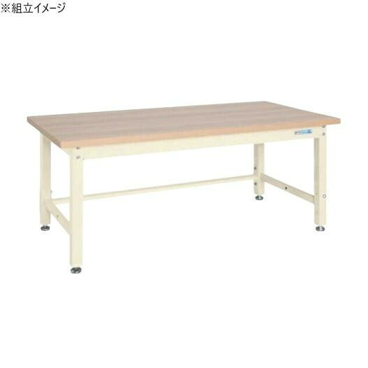 重量作業台 幅1800mm 木目天板 均等耐荷重2000kg 堅牢 組立式|PocketCompany 店