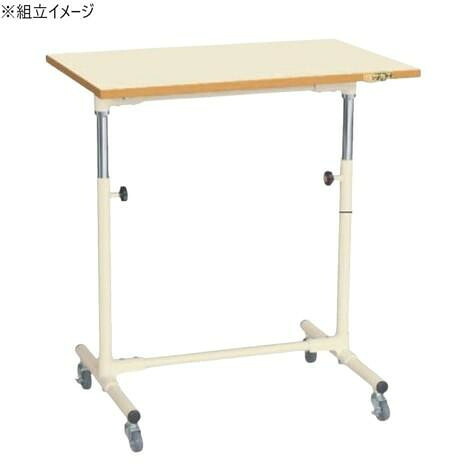 移動式作業台 高さ調整 750×500mm キャスター付 耐荷重50kg ワークテーブル|PocketCompany 店