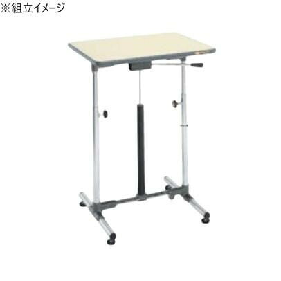 昇降作業台 ガスバネ式 高さ調整 キャスター付き DIY作業 天板付き 日本製 耐荷重50kg|PocketCompany 店