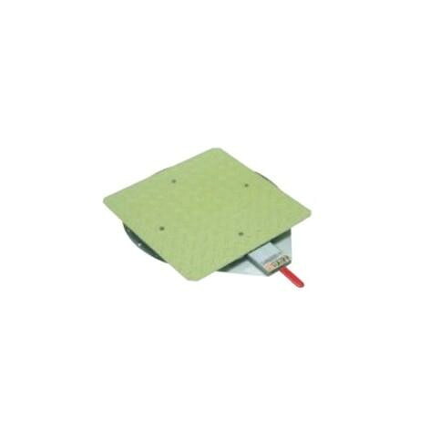 クルクル回転盤 スチール天板 400×509mm ストッパー付 作業台 部品|PocketCompany 店