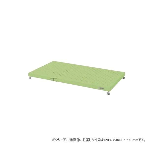 足踏台 高床用 1200×750 滑り止め加工 防振アジャスター 作業台 踏台|PocketCompany 店