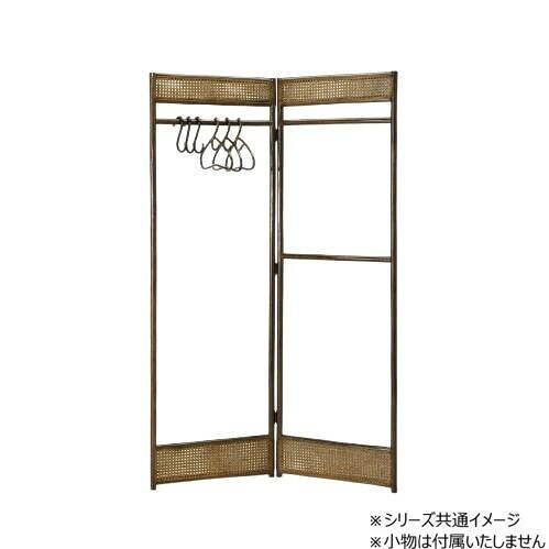 ハンガーラック 籐製 折りたたみ式 コーナーハンガー 175cm高 衣桁タイプ｜PocketCompany　店