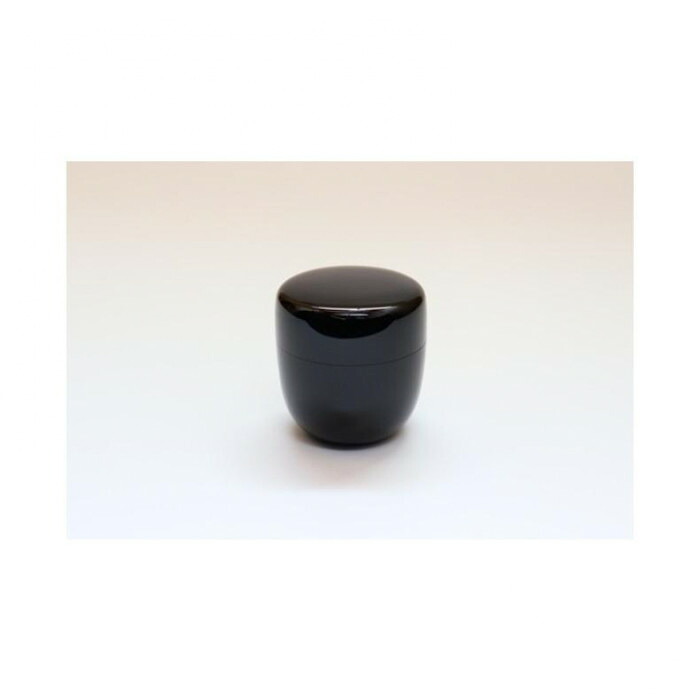 茶道具 中棗 水目 黒 切合口 山中塗 漆器 化粧箱入り 高級感｜PocketCompany　店