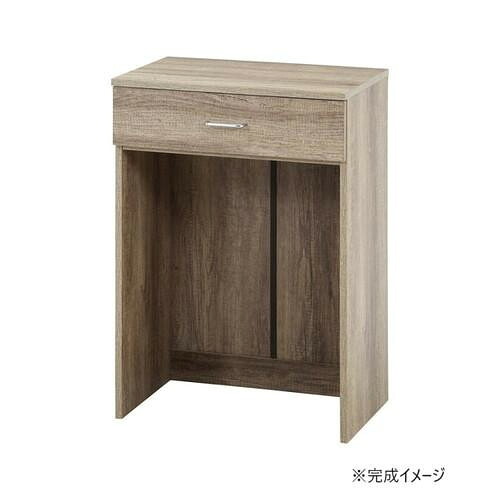 収納ラック ダストボックス上 ラック グレー 幅60cm 隙間収納 キッチン ラック｜PocketCompany　店
