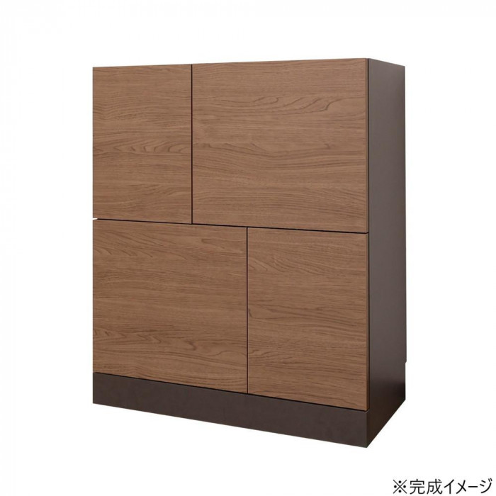 キャビネット ライトブラウン 幅75cm 木製 引出し付 日本製 組立家具|PocketCompany 店