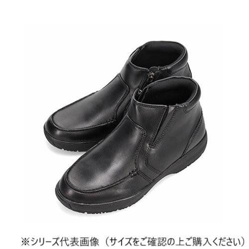 スリッポンシューズ 紳士靴 幅広4E 防滑ソール 牛革 カジュアル 25.5cm ブラック｜PocketCompany　店