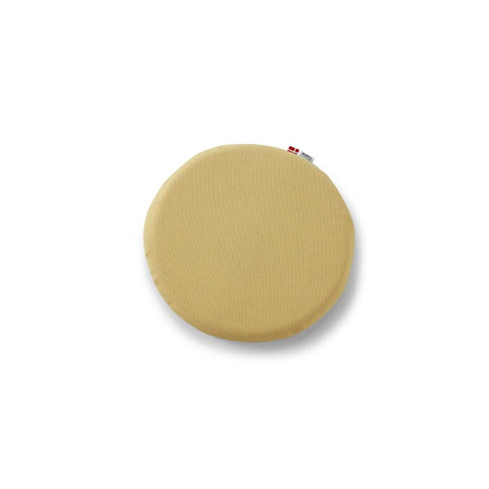 クッション 丸型 レモンイエロー 40&times;38cm テンピュール 厚さ3cm 座布団｜PocketCompany　店