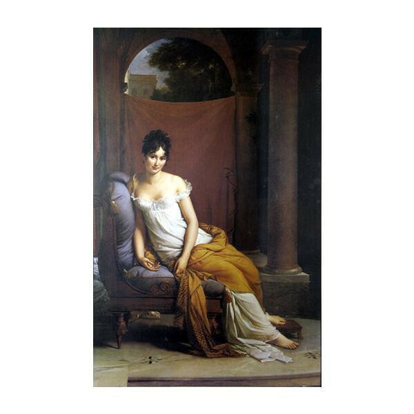 複製画 マダム・レカミエ 12号 フランソワ・ジェラール 額縁付き 世界の名画|PocketCompany 店