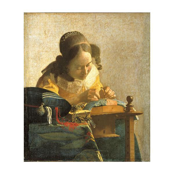 複製画 世界の名画 ヨハネス・フェルメール 12号 額縁付き 美術品 模写|PocketCompany 店