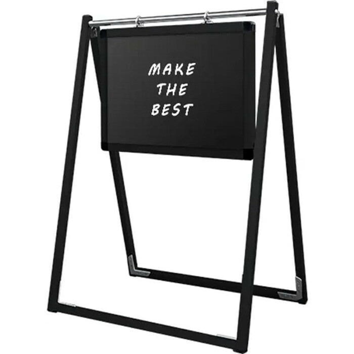 ブラックボード A3横 スタンド看板 揺れるパネル 掲示板 店頭用 2.9kg｜PocketCompany　店