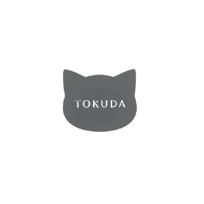 表札 ねこ顔デザイン ステンレス製 150×130mm 可愛い ネームプレート|PocketCompany 店