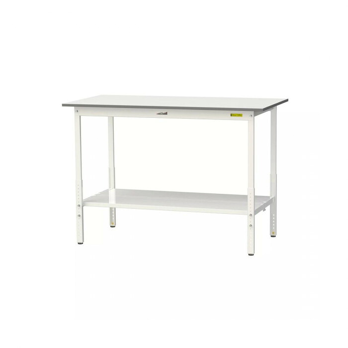 山金工業(YamaTec) SUPAH-1575TT-WW ワークテーブル150シリーズ 高さ調整タイプ (H900～1200mm) 1500&times;750mm (全面棚板付)｜PocketCompany　店 42,714円