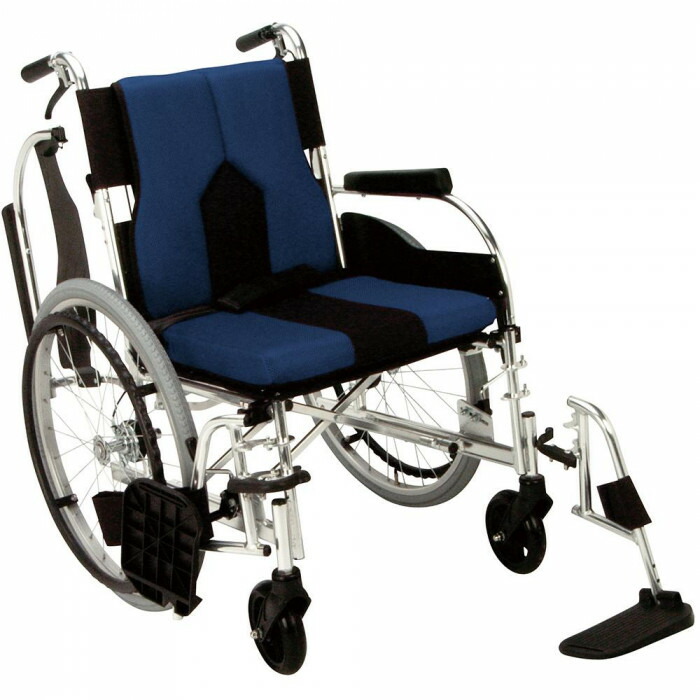 ♿自走式 多機能型 安心ベルト付 車椅子 [クッション・シートセット