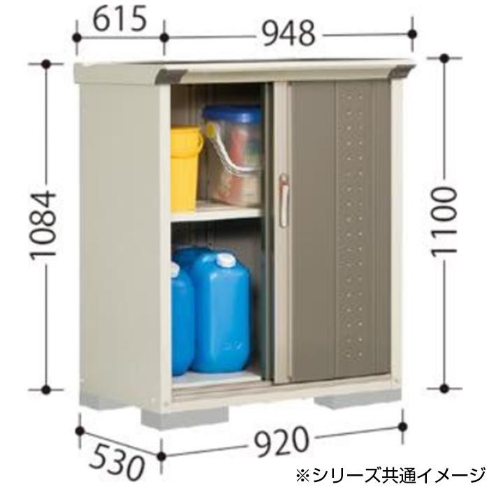 くすみ水色 タクボ物置 グランプレステージ 全面棚 小型物置 収納庫 GP