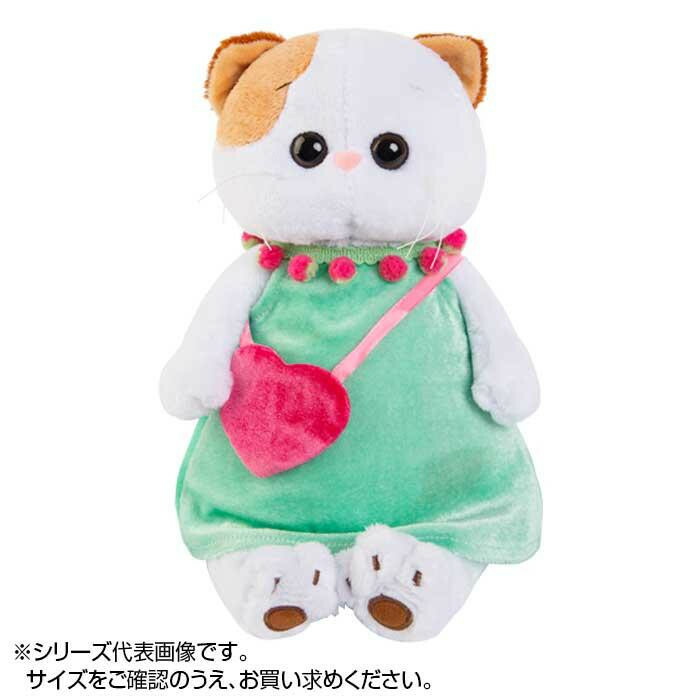 新品本物 ぬいぐるみ ねこ ミントカラーのワンピース Li Li Basa Budi ヴェルフ ぬいぐるみ Lk27 005 Lk27 005 27cm Dgb Gov Bf